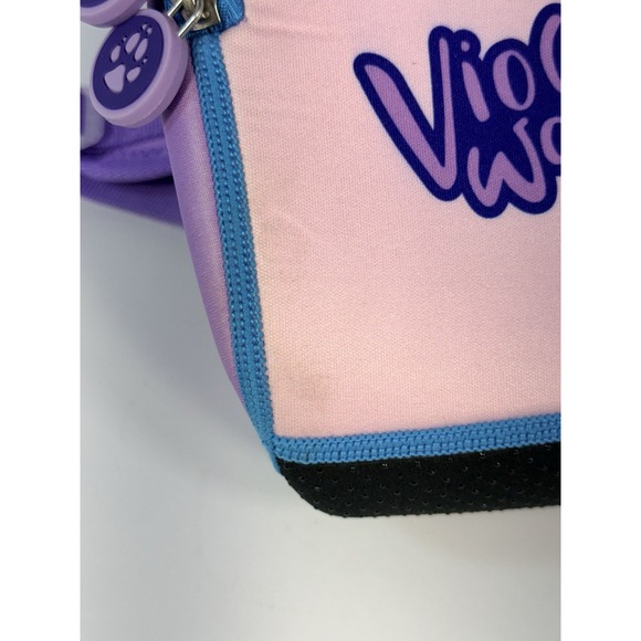 Great Wolf Lodge Violet Wolf Kids Backpack Purple 10x8" Vacation Go Bag Tech - Picture 4 of 11